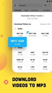 SnapTube MOD APK 2025 – Música y videos sin anuncios 1