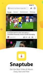 SnapTube MOD APK 2025 – Música y videos sin anuncios 2