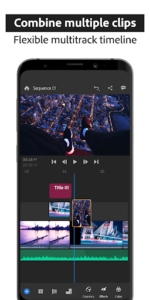 Adobe Premiere Rush MOD APK – Editor de video Pro y exportes 4K 8